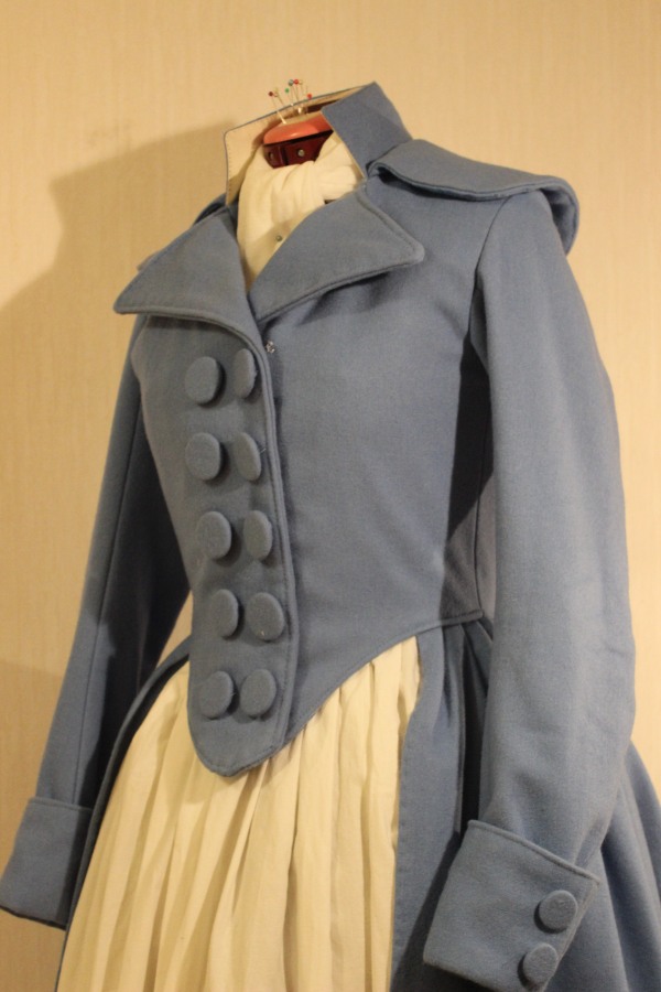 A Blue 18th century Redingote (part 2) – Fashion Through Herstory